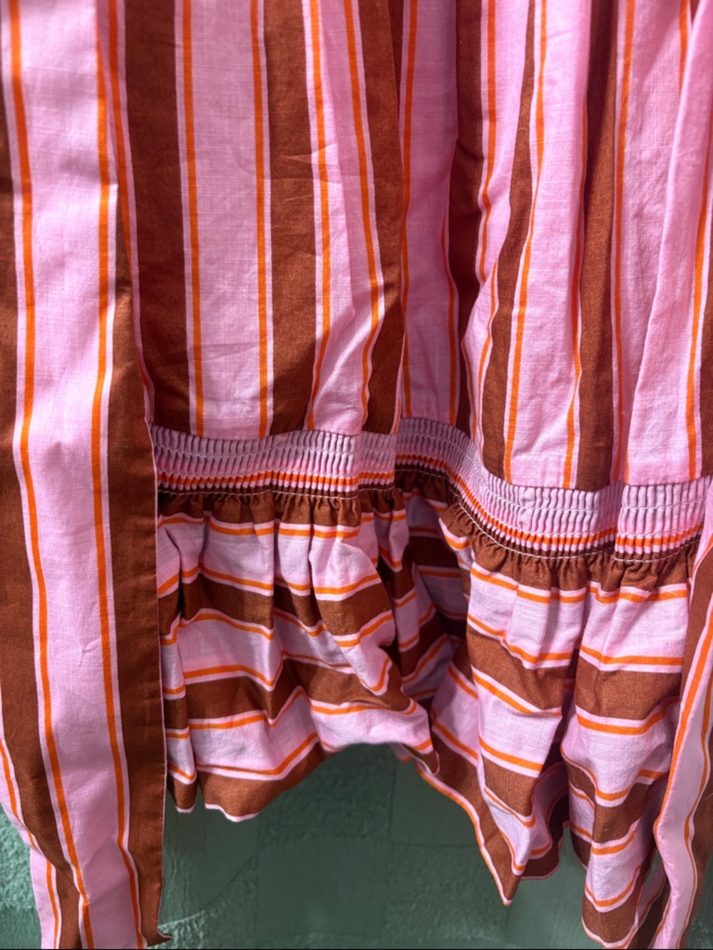kate spade Pink and Rust Striped Sundress - Picture 6 of 10